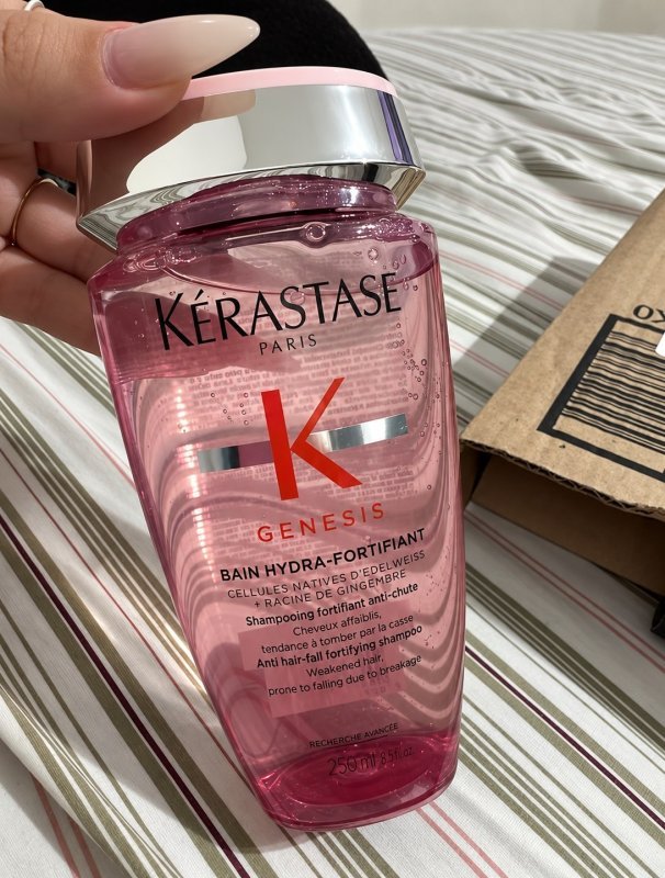 Kérastase Genesis Bain Hydra-Fortifiant Shampoo, Tratamento Fortificante Antiqueda 250ml