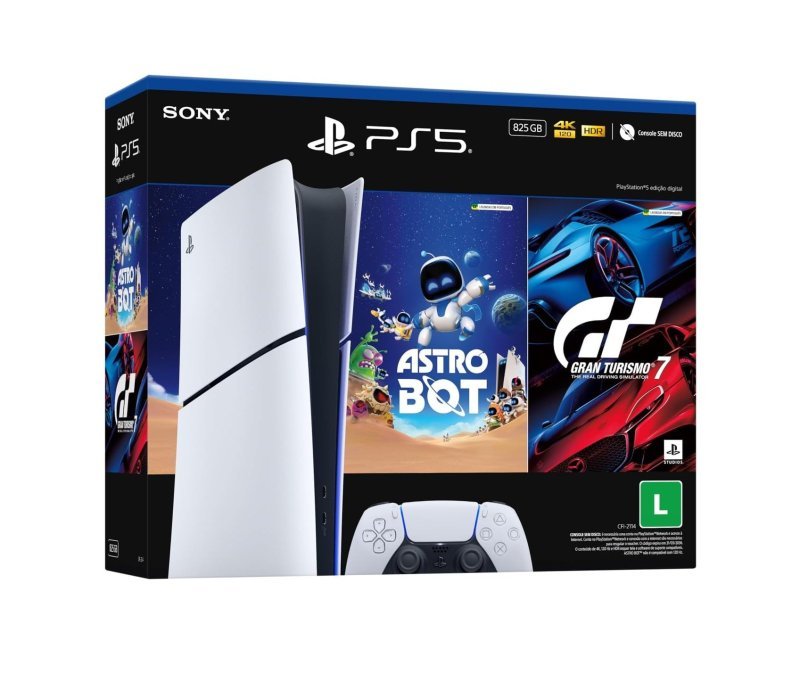 Console PlayStation 5 Slim Digital + ASTRO BOT e Gran Turismo 7