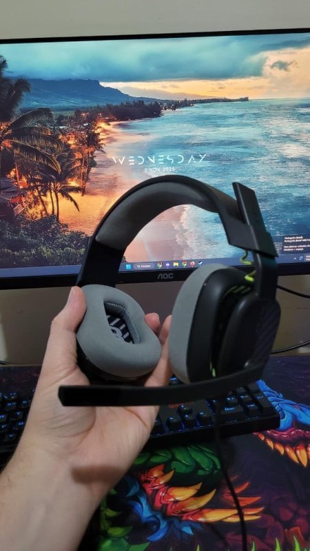 Headset Com Fio ASTRO A10 Gaming Gen 2 - PS5, PS4, Switch, PC, Mac - Preto