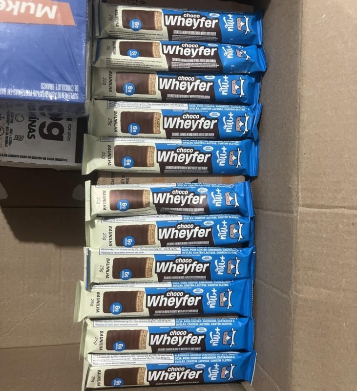 Mu Chocowheyfer Proteico Sabor Baunilha - Display com 12 unidades - 300g