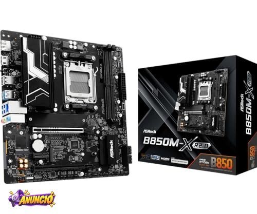 Placa Mãe Asrock B850M-X R2.0 (AM5/2xDDR5/HDMI/DP/M.2/USB 3.2)