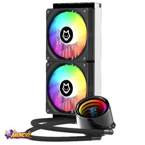 Water Cooler Husky Glacier, Iluminação ARGB, 240mm, AMD e Intel, Preto - HWT600PT