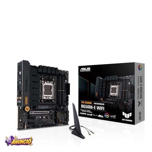 Placa Mãe Asus TUF Gaming B650M-E WIFI, Chipset B650, AMD AM5, mATX, DDR5, 90MB1FV0-M0EAY0