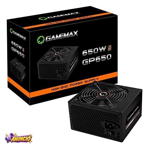 GAMEMAX Fonte Gamer GP650 80 Plus Bronze PFC Ativo Preta 650W
