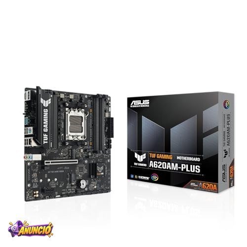 Placa-mãe TUF Gaming A620AM-PLUS WiFi AMD A620A mATX