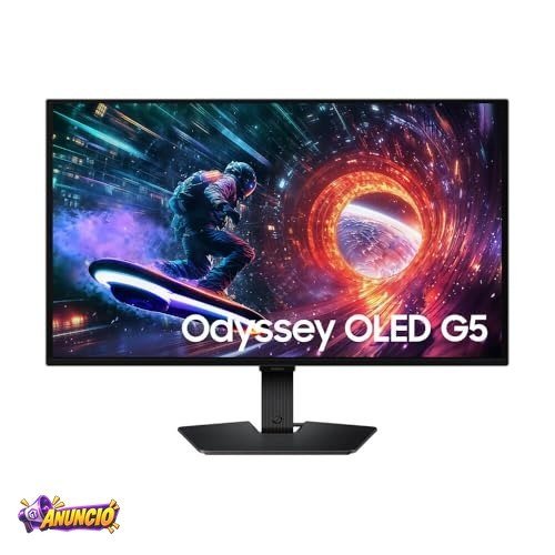 Samsung Monitor Odyssey OLED G5 27", QHD, 180Hz, 0.03ms, G-sync, FreeSync, DP, HDMI