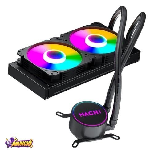 Water Cooler Mach1 Logic, Rgb, 240mm, Amd e Intel, Preto - Gk240