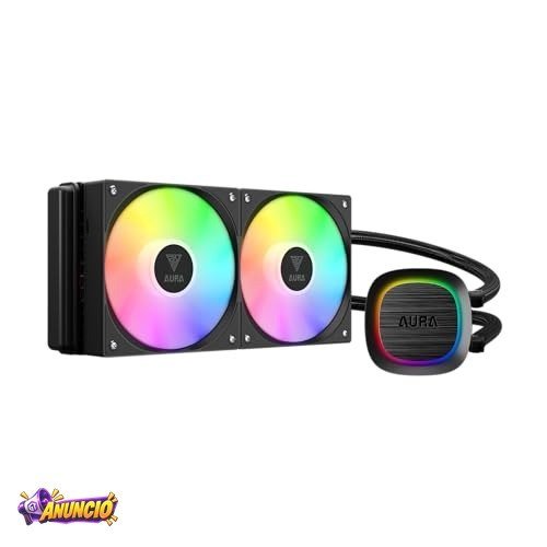 Gamdias Water Cooler Aura GL240 V2 240mm ARGB Compatível c/ Intel LGA 1700/1200/1151 e AMD AM5/AM4 Desktop