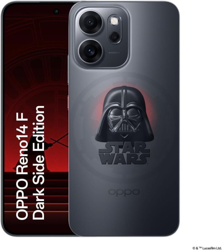 Smartphone OPPO Reno 14 F Dark Side Edition 256GB 12GB RAM Star Wars