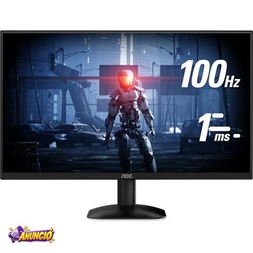 Monitor Gamer Aoc 24", Full Hd, 100hz, 1ms, Adaptive-Sync, Hdr, Preto - 24b35hm2