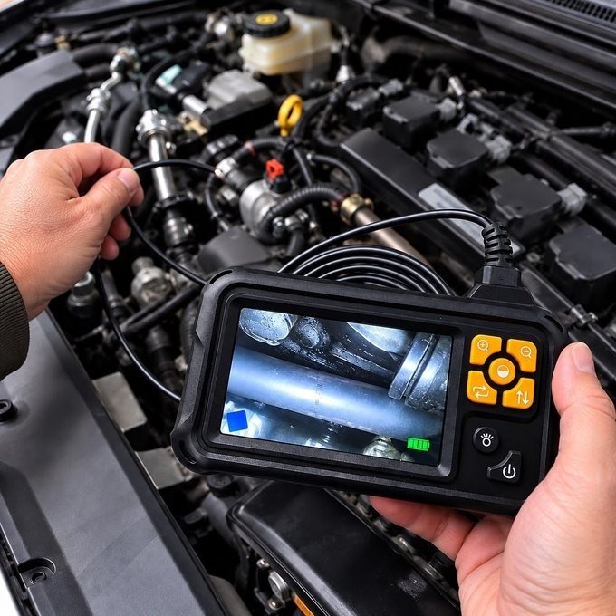 Câmera De Endoscopio Boroscopio Industrial Automotivo 5m + Frete Grátis