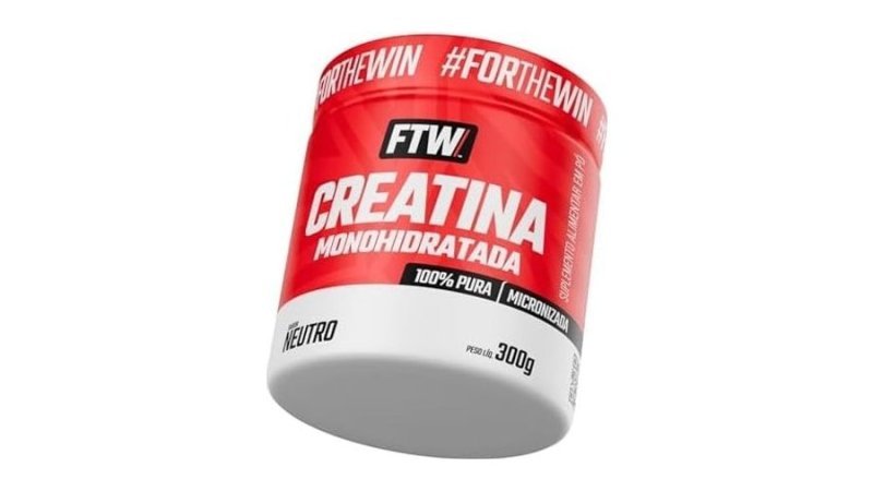 Creatina Pura 300g Pote Monohidratada FTW Sem sabor