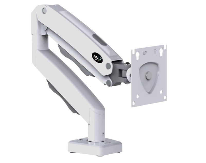 Suporte Articulado de Mesa com Pistão a Gás para Monitores de 17' a 35' Branco - F80W ELG