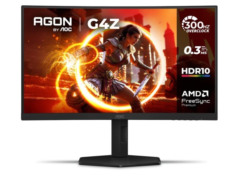 Monitor Gamer Curvo AOC AGON G4Z 27" 300Hz 0,3ms HDR10 Base Ajustável C27G4Z/P