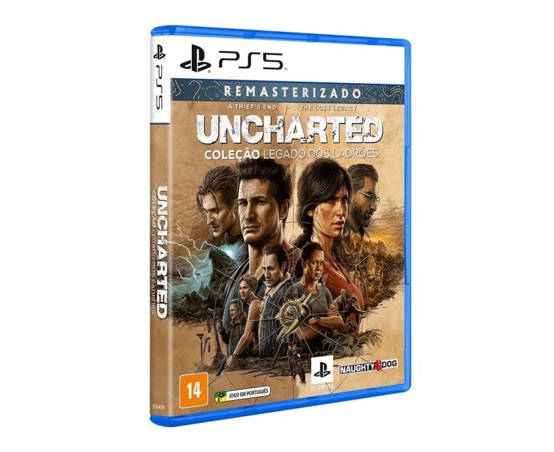 Jogo Uncharted: Coleção Legado Dos Ladrões, Mídia Física, PS5