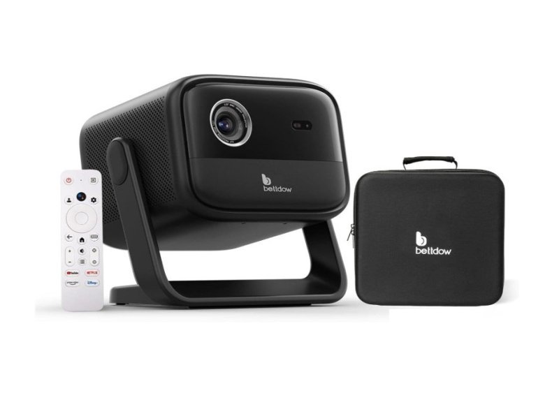 Bettdow Projetor DLP AC1095 4k 8k 600 ANSI Hd 1080p Google TV Android 11