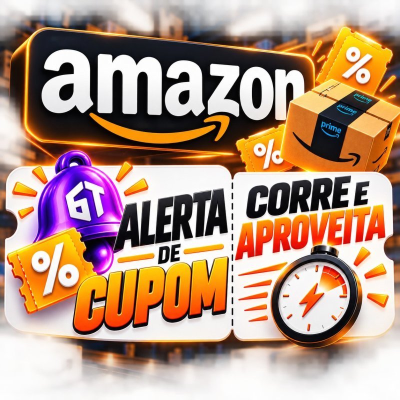 Cupom Amazon - 10% OFF em R$ 150, máximo de R$ 30 OFF