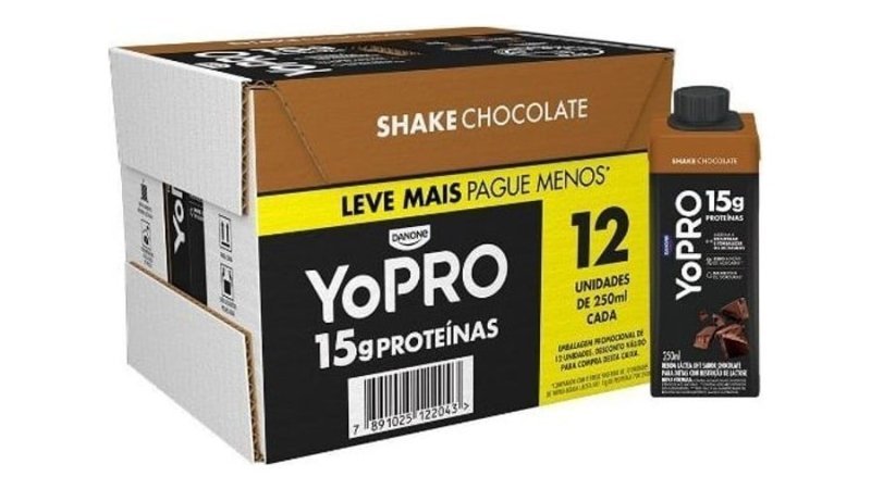 YoPRO Chocolate 15g de proteínas 250ml 12 unidades