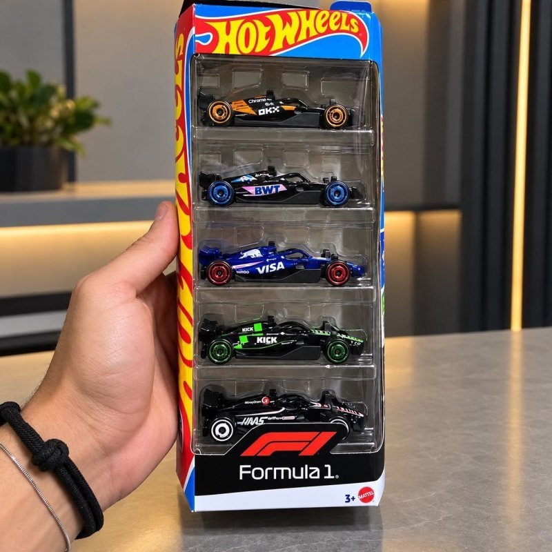 Kit 5 Carros Hot Wheels Fórmula 1 F1 2024 + Frete Grátis