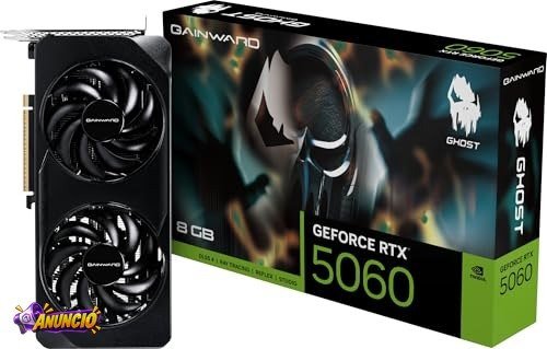 GAINWARD Placa gráfica RTX 5060 Ghost 8GB GDDR7 128bit 3-DP HDMI NE75060019P1-GB2063B VD9198