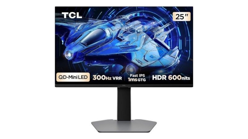 Monitor Gamer Tcl 25" Qd-Mini Led 300Hz 1ms 25G64