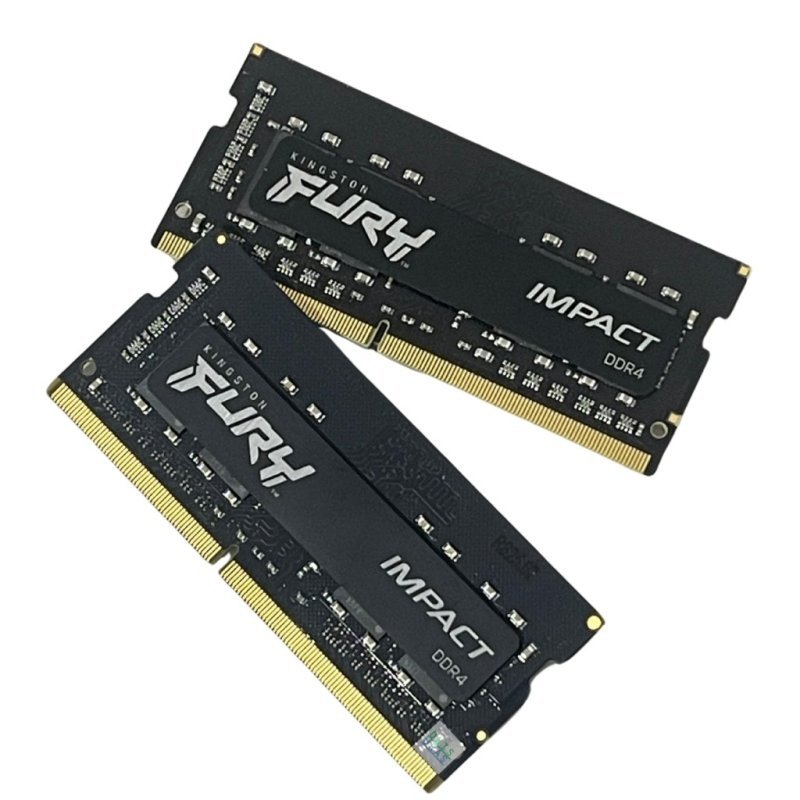 KIT 2x16(32GB) Memórias RAM 3200MHz 16GB Notebooks DDR4 Fury Impact KF432S20IB/16