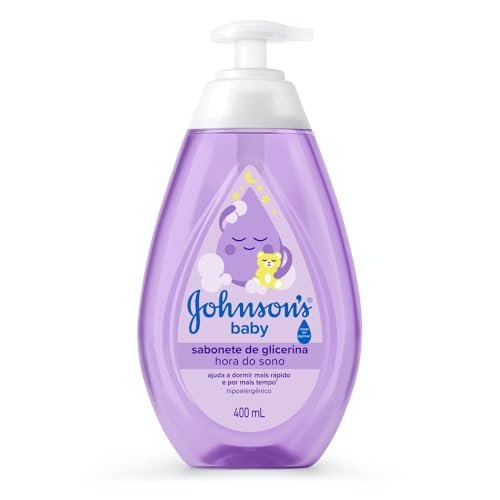 Sabonete Líquido Johnson's Baby Hora do Sono, Lavanda, 400ml