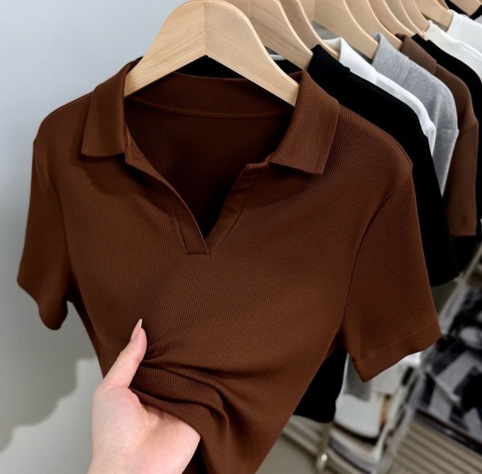 Kit com 3 Blusa Gola Polo Canelada + Frete Grátis