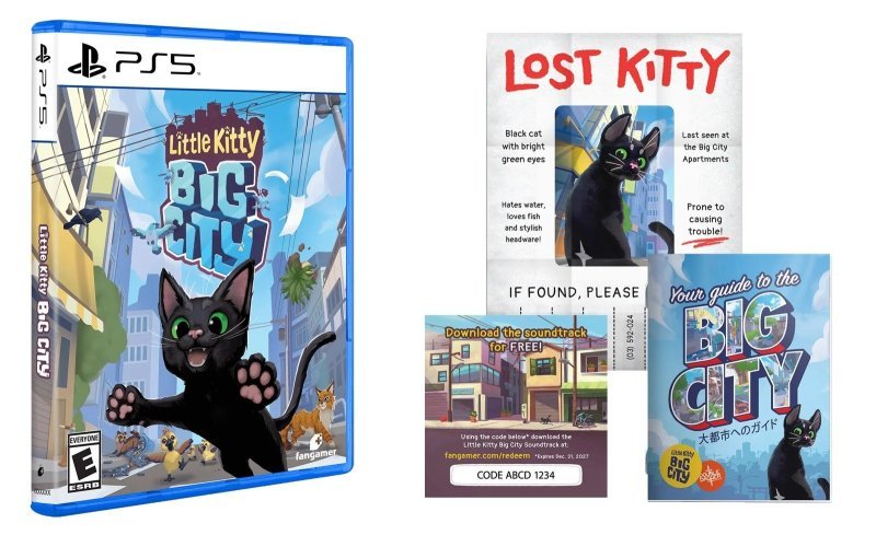 Jogo Little Kitty Big City Ps5 Midia Fisica + Frete Grátis