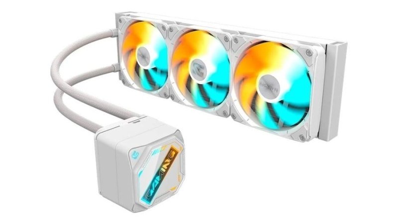 Water Cooler Gigabyte Gaming 360, RGB, 360mm, AMD e Intel, Branco GP-GIGABYTE GME 360I