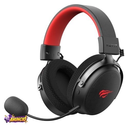 Fone Gamer Havit H2015pro, Sem Fio, 5 Modos - Multiplataform Preto (PRETO)