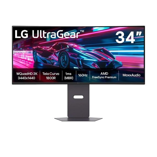 Monitor Curvo LG UltraGear G6 34G600A-B 34" VA QHD 160Hz