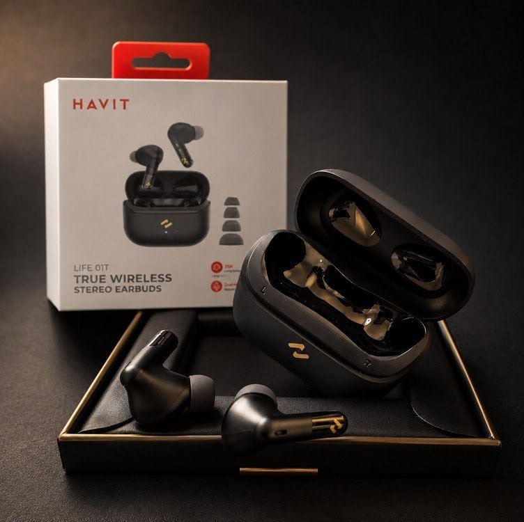 Fone de Ouvido Sem Fio HAVIT TW982 Bluetooth Até 33h de Bateria