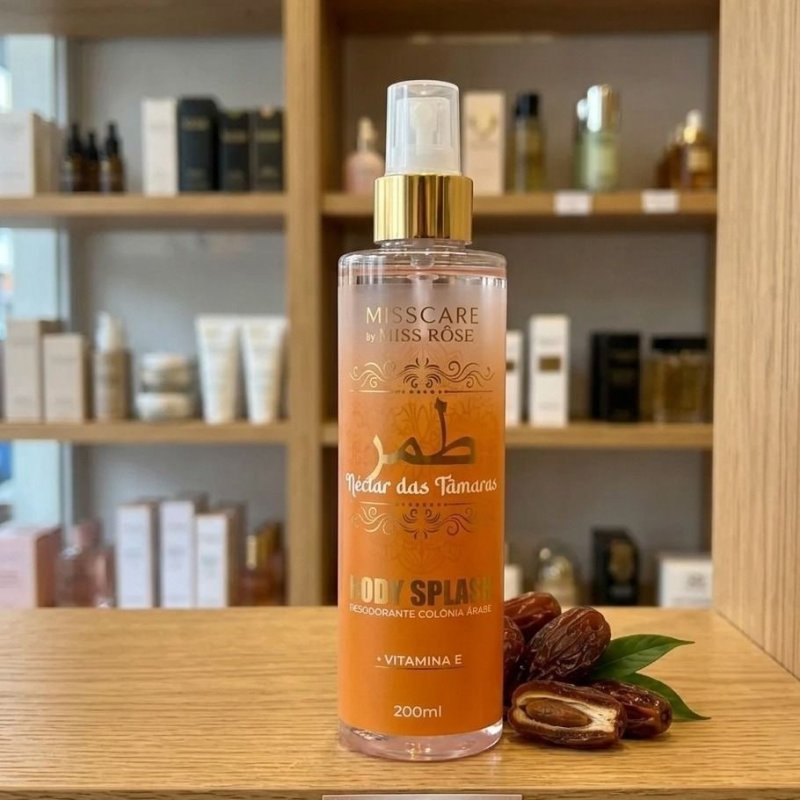 Body Splash Colônia Árabe Néctar Das Tâmaras 200ml
