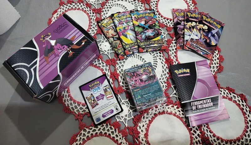 Pokémon TCG Box Ferramentas Treinador Fezendipiti Ex - 94 Cartas + Frete Grátis