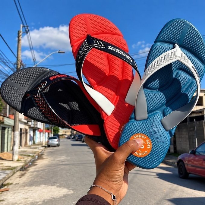 Chinelo Havaianas Power 2.0 Massageadora Anatômica + Frete Grátis