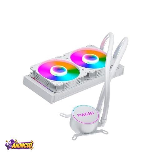 Water Cooler Mach1 Logic, Rgb, 240mm, Amd e Intel, Branco - Gk240w