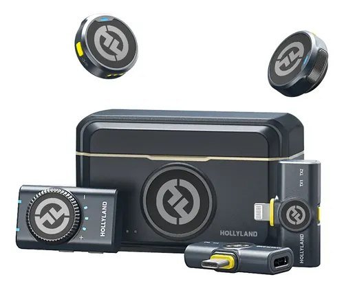 Microfone Hollyland Lark M2 Duo Combo Duplo Para 2 Pessoas C