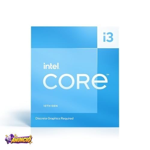 Intel Core i3-13100F 3.4GHz (4.5 Turbo) Processador para desktop LGA 1700 de 4 núcleos (Raptor Lake)