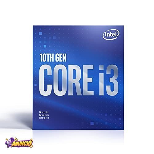 PROCESSADOR INTEL CORE I3-10100F 3.6.0Ghz (MAX TURBO 4.3.0Ghz) DDR4 CACHE 6 MB LGA1200 COMET LAKE 10°