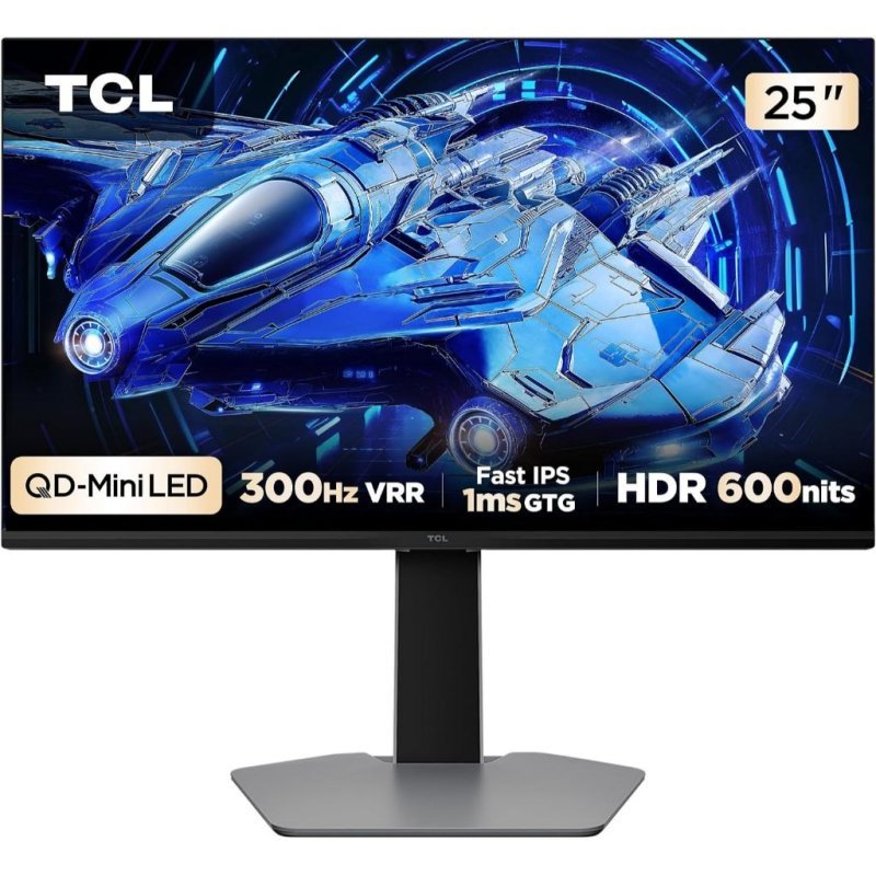 Monitor Gamer TCL 25" QD-Mini LED 300Hz 1ms 25G64