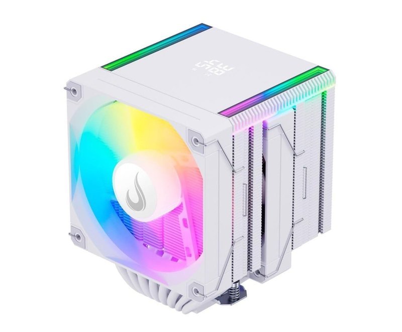 Air Cooler Gamer Rise Mode Temp 8 White, ARGB, AMD e Intel, 120mm, Branco