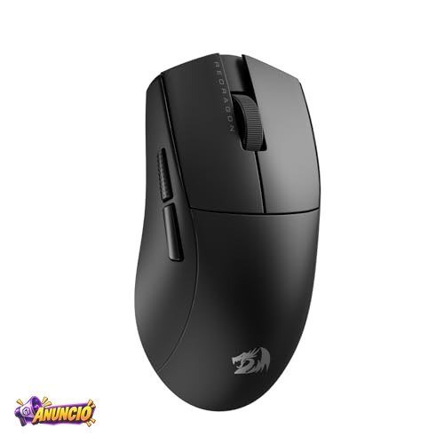 Mouse Gamer Redragon King Pro Preto Pixart PAW3395 26000DPI M916-PRO-1K