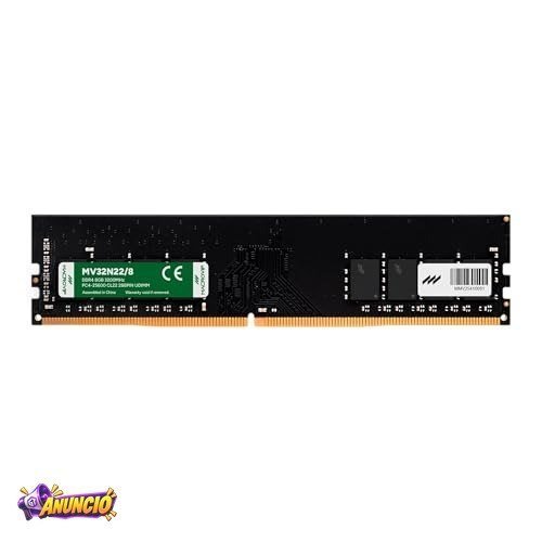 Memória RAM Macrovip DDR4 8GB 3200 MT/s CL22 Preto MV32N22/8