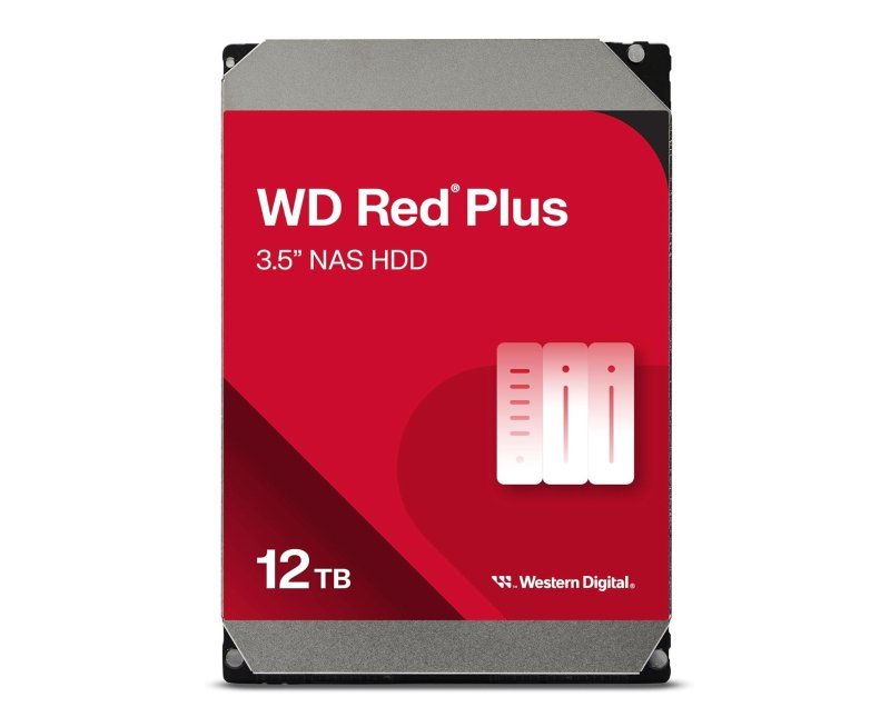 HD Desktop Western Digital RED Plus 12TB NAS SATA6