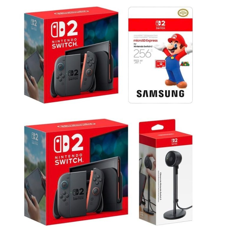 BUNDLE CONSOLE NINTENDO SWITCH 2 + ACESSÓRIOS