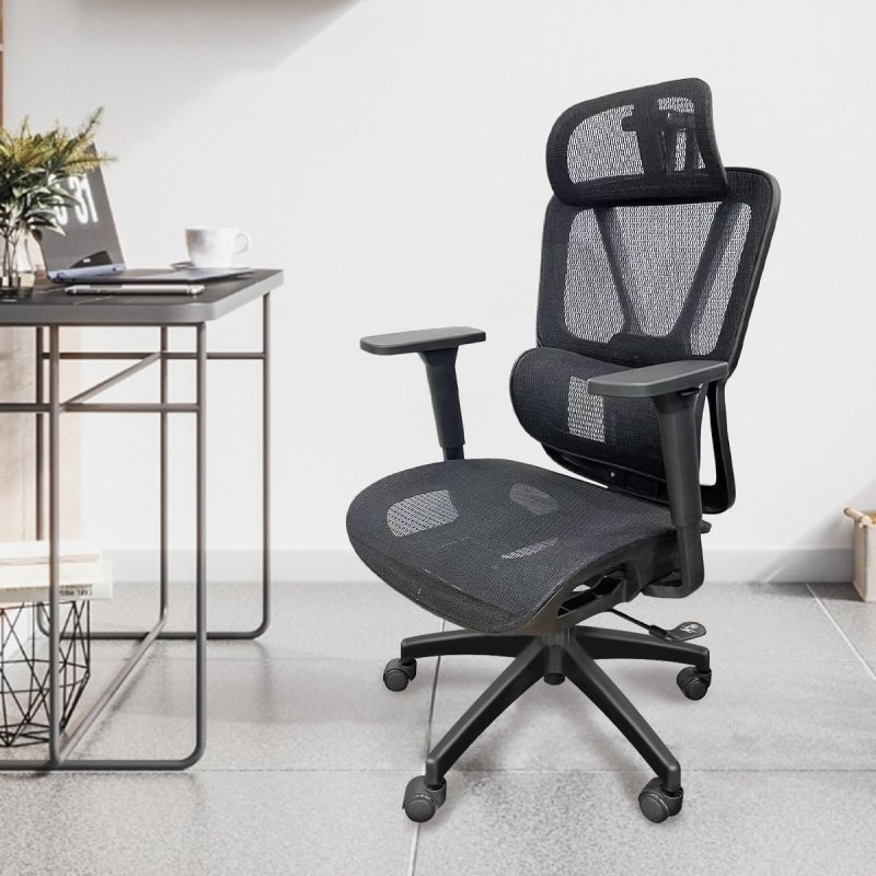 Cadeira de Escritório Ergonômica Python Fly em Malha