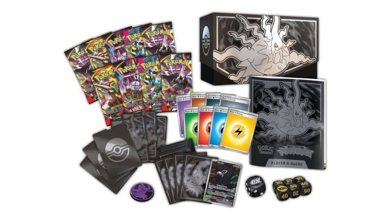 Pokémon TCG: Mega Evolution Pitch Black Elite Trainer Box Inglês, Jogo de Cartas