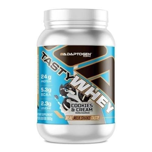 Tasty Whey (900g), Cookies & Cream, Adaptogen