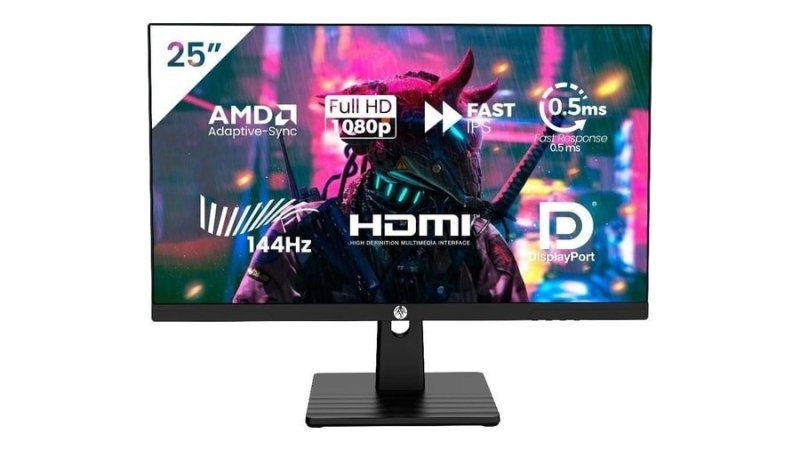 Haiz Monitor Gamer 25'' 144hz 0.5ms 1920x1080 Adaptative Sync Fhd Hdmi/Dp Ips Vesa
